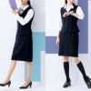 SS4005 スカート 事務服 フォーク