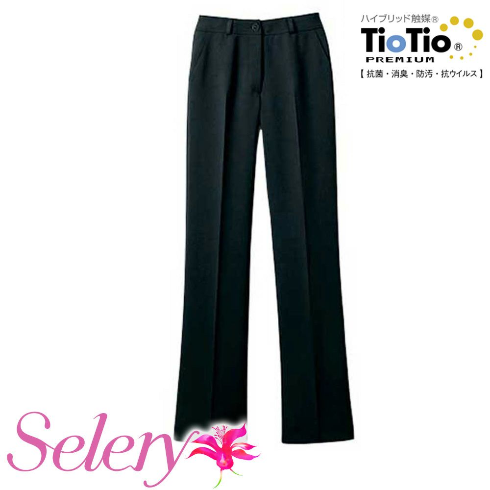 S50390 【セロリー Selery】 パンツ 女子制服 事務服 仕事服