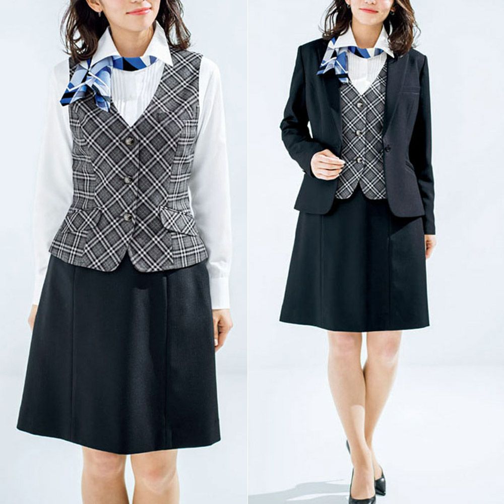 AV1240 ベスト ボンマックス 事務服