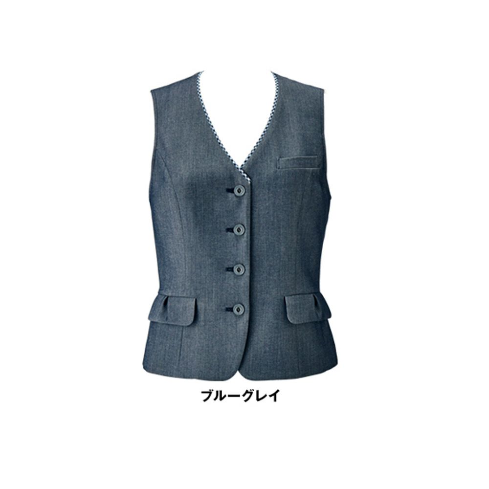 AV1830 ボンマックス ベスト 事務服