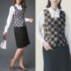 EAV722 ベスト 事務服 カーシーカシマ