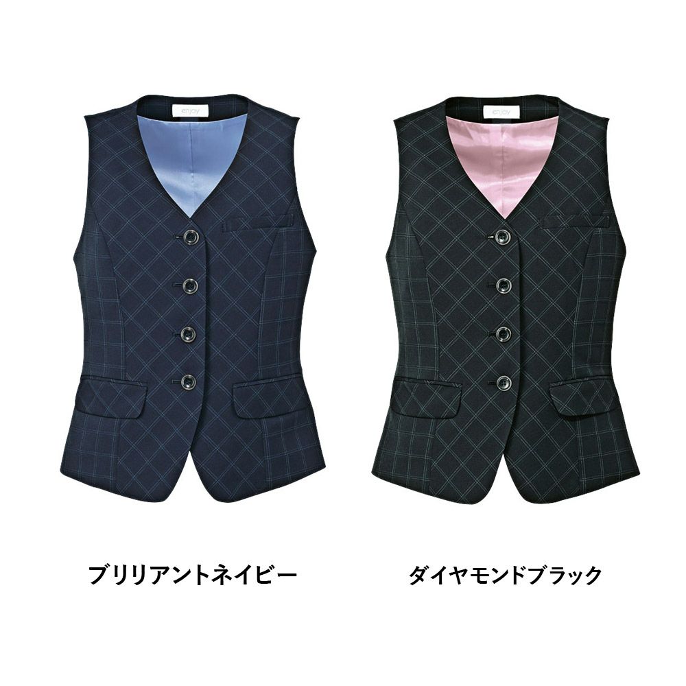 EAV649　ベスト 事務服 カーシーカシマ