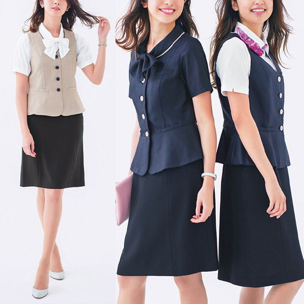 ESV705 ベスト 事務服 カーシーカシマ