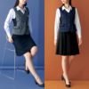 FV36339 ベスト 事務服 制服 フォーク