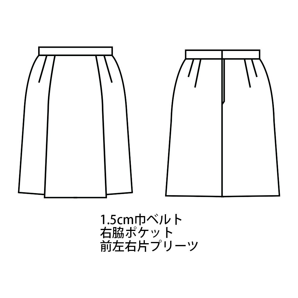 WP859 スカート 事務服 ハネクトーン