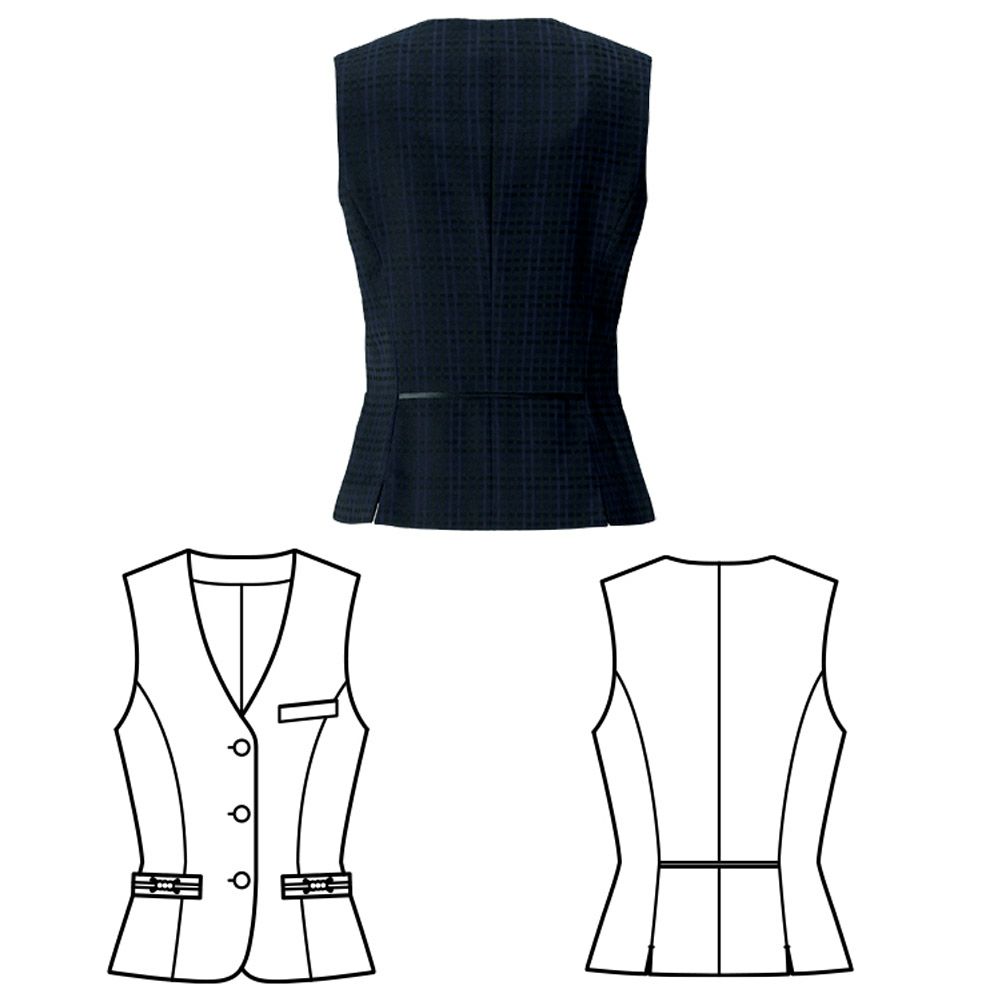 事務服 小さい ブラウス BCV1105