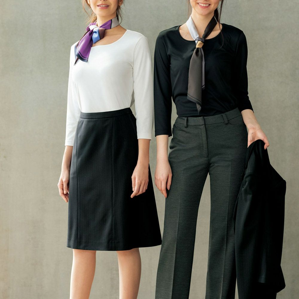 事務服 夏服 カットソー U82155 ユニレディ