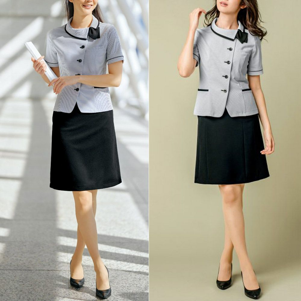 事務服 夏服 オーバーブラウス HCL6610 アイトス ピエ