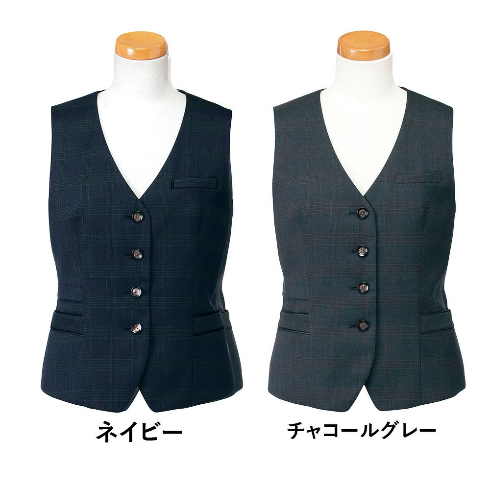 事務服 ベスト 制服 ユニレディ U5121