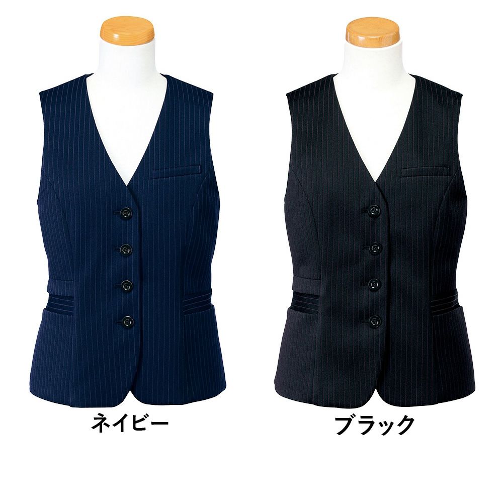 事務服 ベスト 制服 ユニレディ U5122